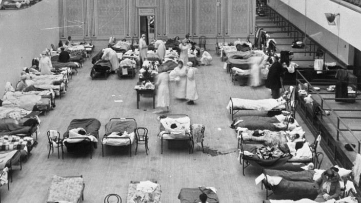 Influenza: Zwischen 1918 und 1920 hat die Spanische Grippe schätzungsweise 50 Millionen Menschen weltweit das Leben gekostet.
