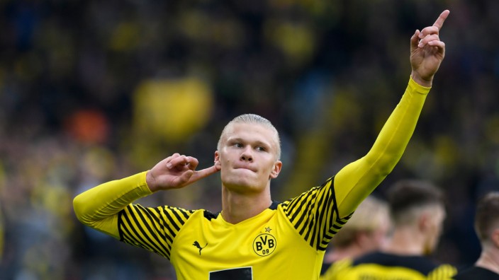 Abschied von Borussia Dortmund: Bald im himmelblauen Trikot: Erling Haaland.