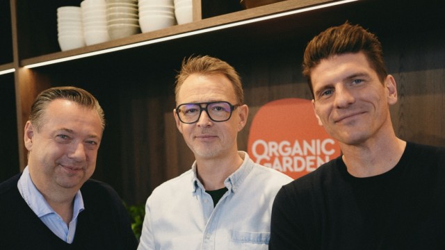 Mario Gomez: Martin Seitle (links) hat Organic Garden 2019 ins Leben gerufen, inzwischen hat er den Sternekoch Holger Stromberg und den Ex-Fußballprofi Mario Gomez als Partner