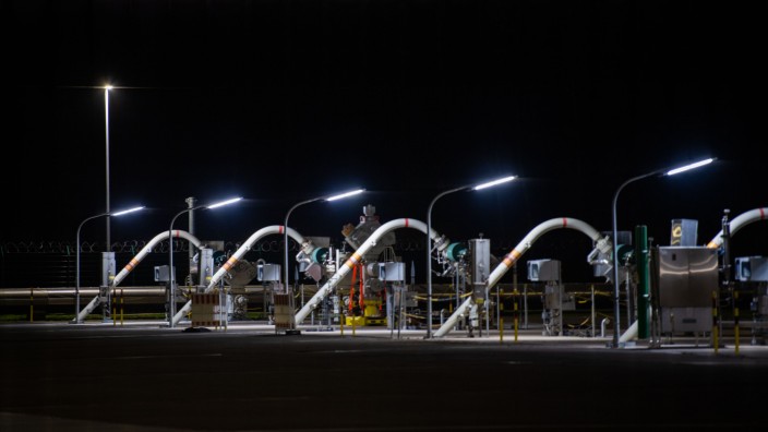 Erdgasspeicher einer Tochtergesellschaft von Gazprom in Rehden