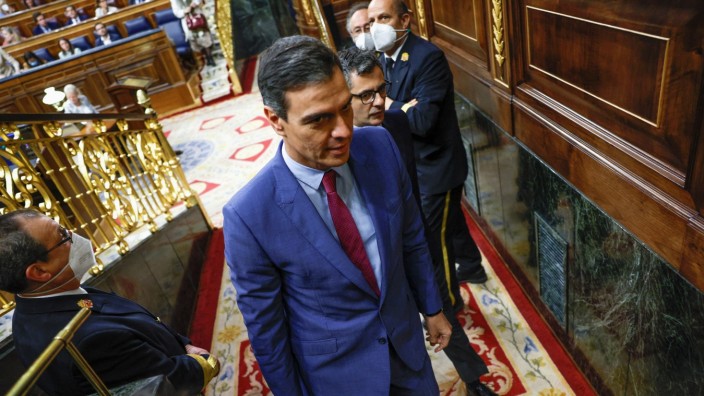 Pegasus-Software: In Bedrängnis: Spaniens Premier Pedro Sánchez.