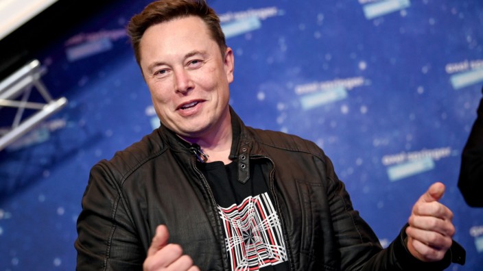 Tesla-Chef: Jetzt ein Republikaner: Elon Musk, hier im Jahr 2020 bei Verleihung des Axel-Springer-Awards in Berlin.