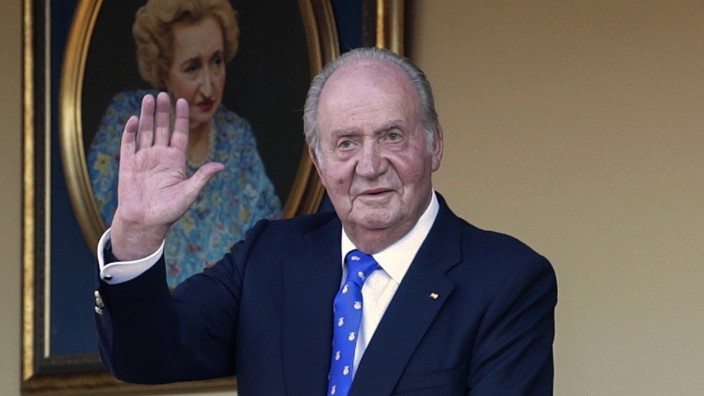 Ermittlungen eingestellt: Spaniens früherer König Juan Carlos während eines Stierkampfes 2019. Erstmals nach seinem Gang ins Exil 2020 ist er am Donnerstag in seine Heimat zurückgekehrt.