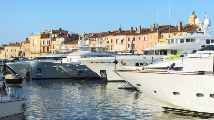 Weltwirtschaftsforum: Krise? Welche Krise? Luxusyachten vor Saint-Tropez.