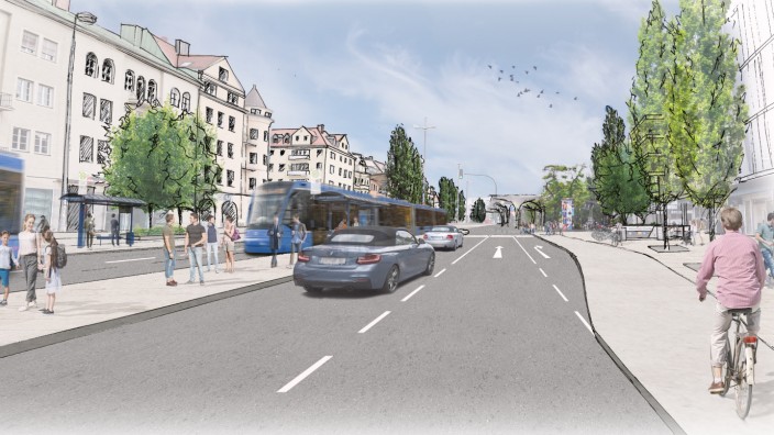 Verkehr in München: Die Pläne für die Tram-Nordtangente beschäftigen die Bezirksausschüsse.