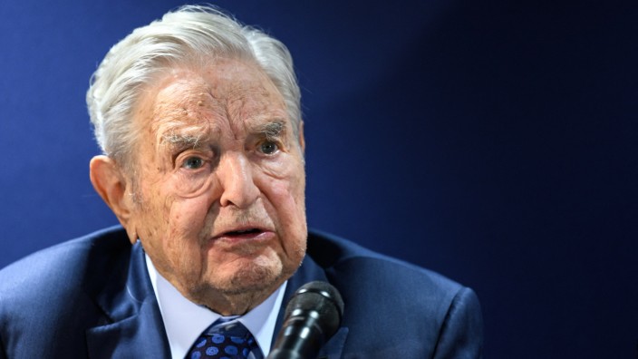 Weltwirtschaftsforum: US-Investor George Soros spricht in Davos, wo derzeit das Weltwirtschaftsforum stattfindet.