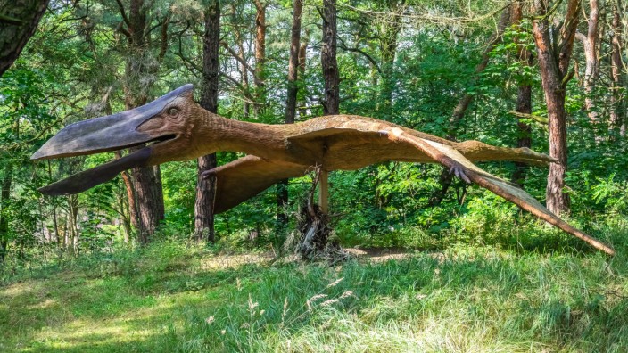 Flugsaurier: Großer Schnabel, langer Hals: So dürfte der Quetzalcoatlus ausgesehen haben.
