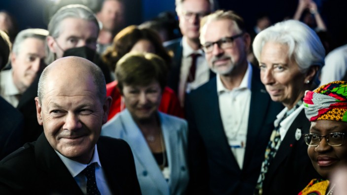 Ukraine-Krieg: Bundeskanzler Olaf Scholz in Davos.