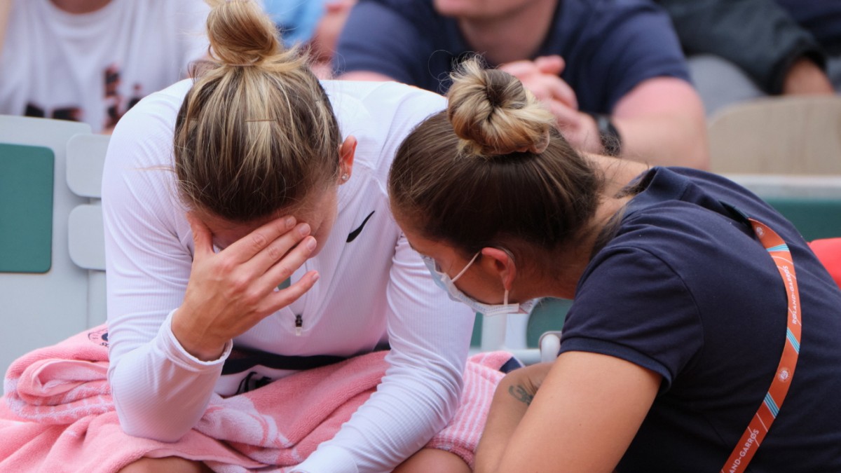 Simona Halep's panic attack: "It wasn't easy to deal with" - Sport