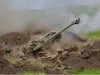 Krieg in der Ukraine: Britische Haubitze vom Typ "M777"
