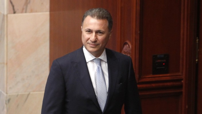 Südosteuropa: Nikola Gruevski ist vier Mal in Nordmazedonien verurteilt worden. Er war dort bis 2016 zehn Jahre lang Regierungschef, als das Land noch Mazedonien hieß.
