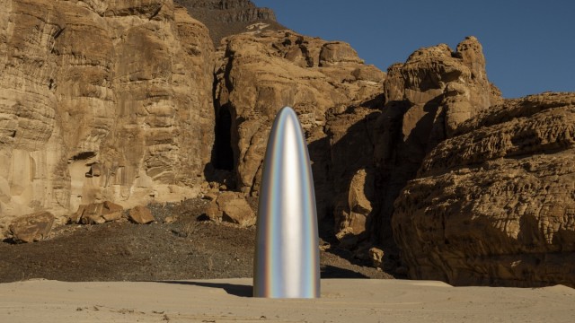 Reisebuch "Art Escapes": "The Future is Now": In Saudi-Arabien ist eine neue Zeit angebrochen. Einer Künstlerin wie Gisela Colón ist es nun möglich, mit einer Skulptur in der Wüste von Al Ula präsent zu sein.