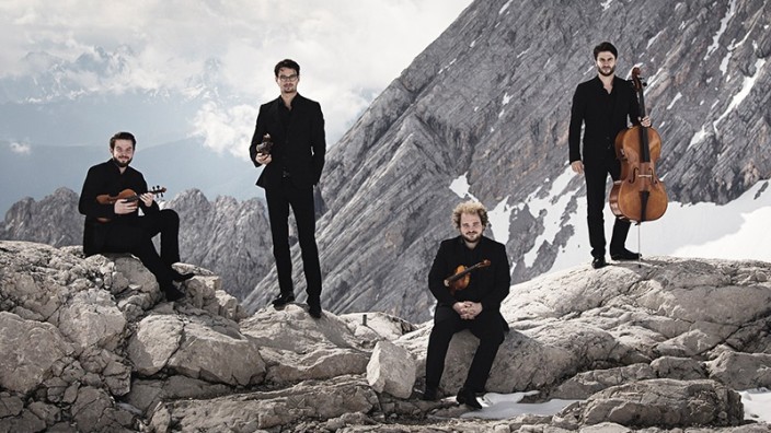 Klassik: Nicht nur Schubert im Gepäck: Das "Goldmund Quartett" gehört zu den spannendsten jungen Streichquartett-Formationen weltweit.