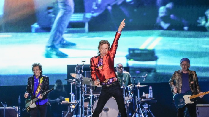 Leute: Auch mit 78 Jahren tritt Mick Jagger noch gemeinsam mit den "Rolling Stones" auf.