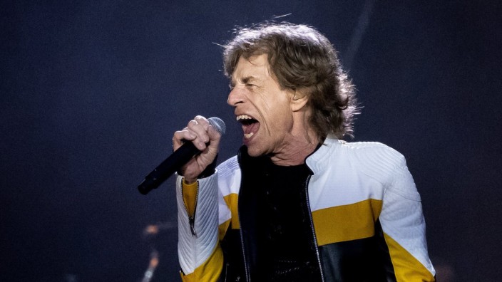 Rolling Stones: Immer noch im besten Schnöselton: Mick Jagger am Wochenende in München.