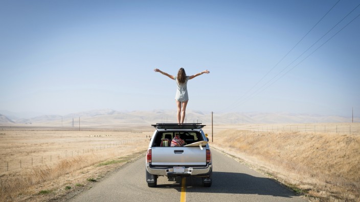 Urlaub in Kalifornien: Den Ernst des Lebens loswerden: Viele suchen dieses Gefühl von Freiheit bei Roadtrips durch die USA.