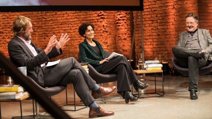Literatur: Alte und neue Jury: Knut Cordsen, Sonja Zekri und Rainer Moritz (von links).