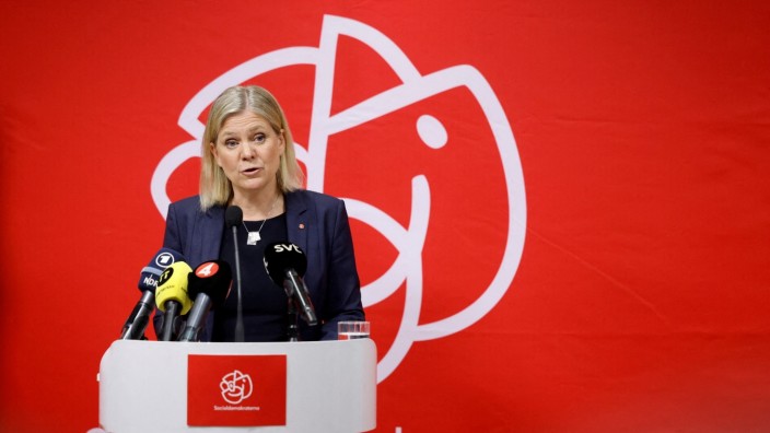 Stockholm: Schwedens Ministerpräsidentin Magdalena Andersson hatte mit dem Rücktritt ihrer gesamten Regierung gedroht, sollte ihrem Justizminister das Vertrauen entzogen werden.