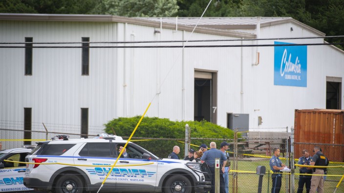 USA: In dieser Fabrik in Smithsburg im US-Bundesstaat Maryland soll ein Schütze mindestens drei Menschen getötet haben.