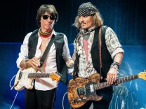 Johnny Depp und Jeff Beck in Offenbach: Neuanfang mit Gitarre