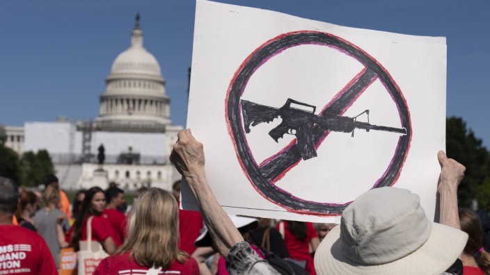 Waffengesetze in den USA: Versuche, die Waffengesetze in den USA zu verschärfen, sind in der Vergangenheit immer wieder an den Republikanern im Kongress gescheitert.