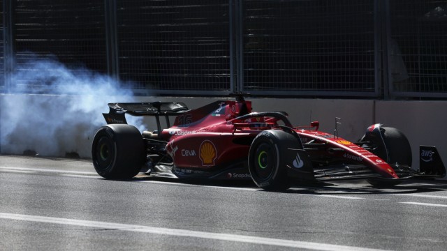 Formel 1 in Aserbaidschan: Rätselhafter Qualm: Ferrari wurde zuletzt zu oft ausgebremst von technischen Problemen.