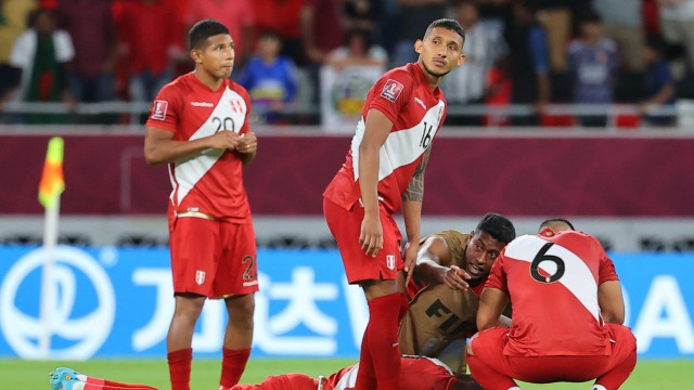 Playoff gegen Peru: Die Peruaner waren fassungslos, sie scheiterten im Elfmeterschießen auf bitterste Art und Weise.
