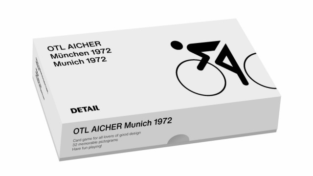 Haben und Sein: Minimalistisches Memory: das Gedächtnisspiel "Otl Aicher. München 1972" aus dem Detail-Verlag.