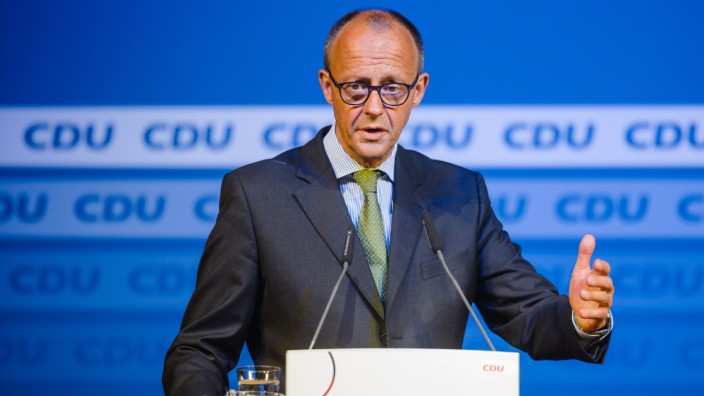 CDU-Parteivorsitzender Friedrich Merz besucht Sonneberg