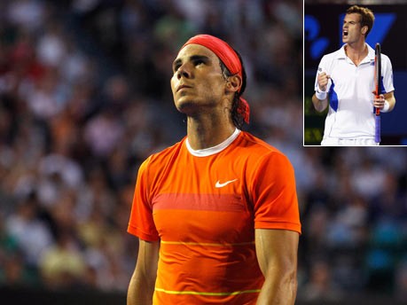 Andy Murray entthront verletzten Rafael Nadal;Getty