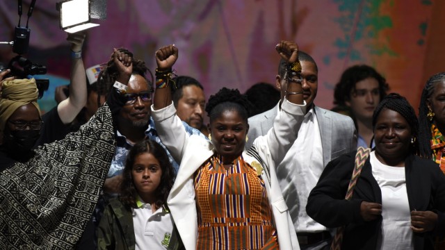 Präsidentschaftswahlen: Die künftige Vizepräsidentin Francia Márquez wird die erste Afrokolumbianerin in dem Amt.