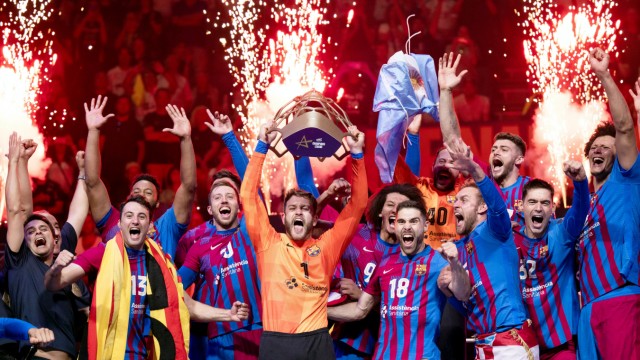 Handball-Champions-League: Während Wolff trauerte, feierte der FC Barcelona den bereits zehnten Champions-League-Titel der Vereinsgeschichte.