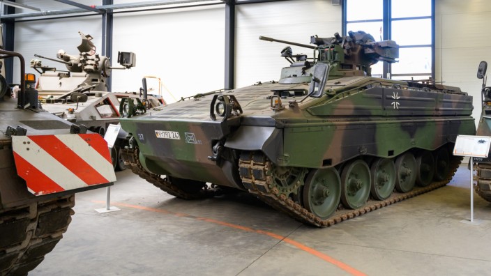 Von "Marder" bis "Leopard": Der informierte Museumsbesucher weiß: Das ist ein Schützenpanzer vom Typ "Marder".