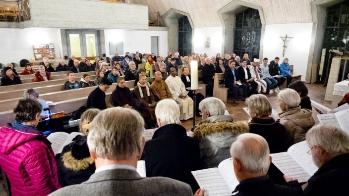 Evangelische Kirche: In der Kirchseeoner Johanneskirche findet regelmäßig das interkonfessionelle Friedensgebet statt. Hier ein Foto aus dem Jahr 2018.