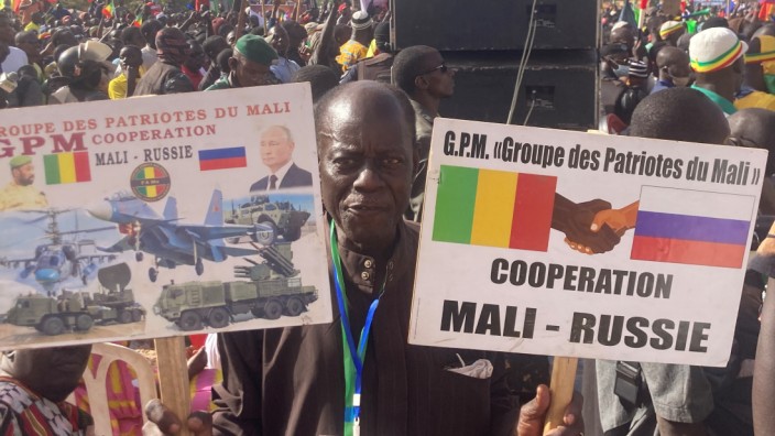 Krieg in der Ukraine: Russland wird in Mali als verlässlicher Kooperationspartner gefeiert.