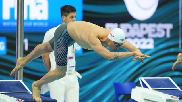 Ukrainians at the swimming world championships: Mykhailo Romanchuk jumps into the pool - in the end it will be a bronze medal.