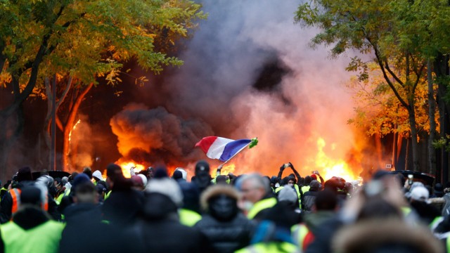 Euro-Zone: Proteste in Frankreich wie die der "Gelbwesten" haben schon manches Reformvorhaben zunichtegemacht.