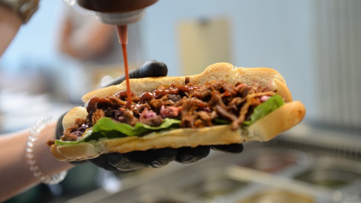 Plänty Sandwiches: Die Sandwiches wie das "Dirty Härry" sind alle reichlich belegt - und vegan.