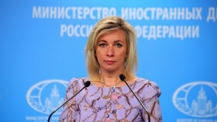 SZ am Morgen: Maria Sacharowa, Sprecherin des Außenministeriums in Moskau.