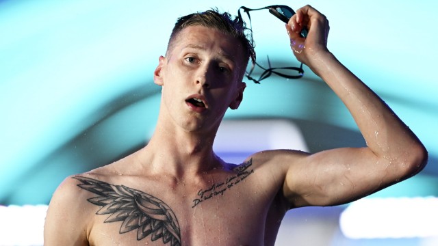 Team-Gold bei der Schwimm-WM: War, zumindest laut seines Trainers, nicht zufrieden mit Bronze über 1500 Meter: Florian Wellbrock.