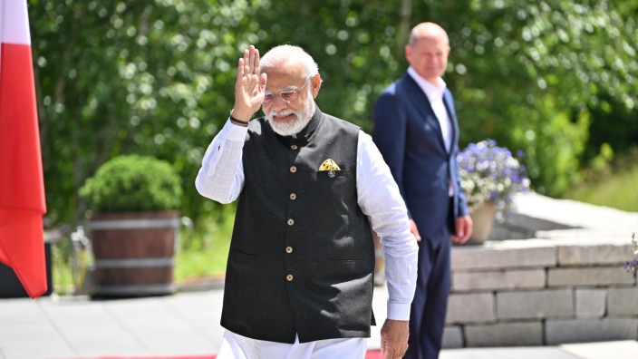 Narendra Modi beim G7-Gipfel 2022 in Elmau