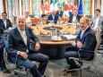Staats- und EU-Chefs beim G7-Gipfel in Elmau