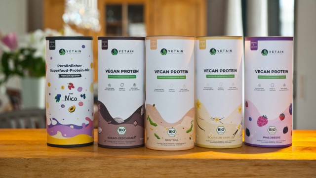 Company Profile: Vetain offers five different flavors.  The powder comes from Germany, only some of the fragrances have to be imported.