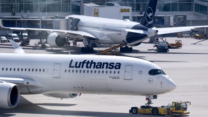 Luftfahrt nach Corona: Die Lufthansa hat in München inzwischen eine stattliche Flotte aus Airbus A350 stationiert.