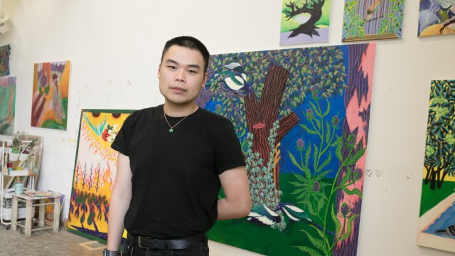 Junge Kreative: Jimmy Vuong studiert an der Akademie der Bildenden Künste in München Freie Kunst.