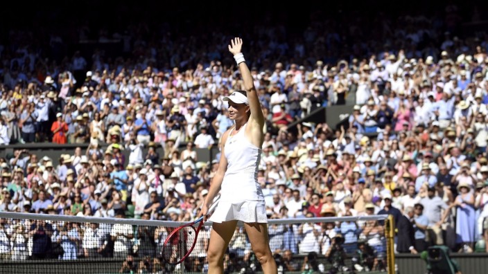Tennis: Ganz cool zum ersten Grand-Slam-Titel: Jelena Rybakina.