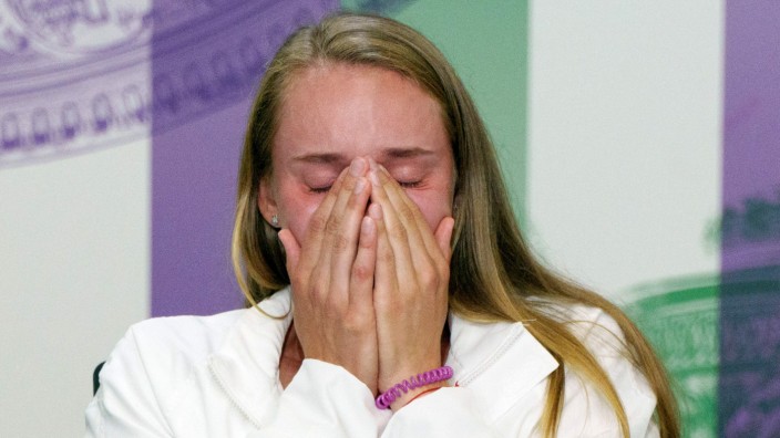 Wimbledon-Siegerin Jelena Rybakina: Elena Rybakina wurde in Moskau geboren, tritt aber seit 2018 für Kasachstan an.