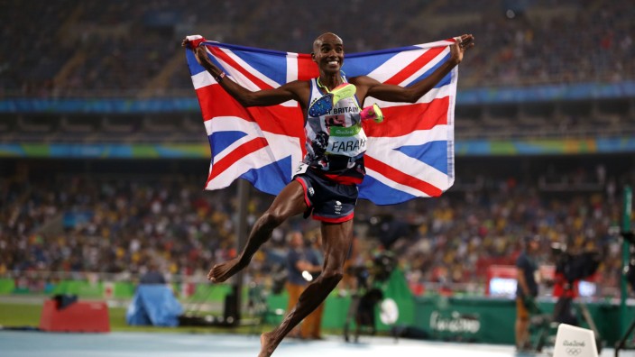 Britischer Olympiasieger: Der Leichtathlet lebt unter dem Namen Mohamed Farah, wurde aber nach eigenen Angaben als Hussein Abdi Kahin geboren.
