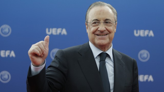 Super League: Initiator der Super League: Florentino Pérez, Präsident von Real Madrid.