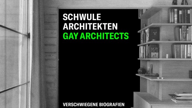 Fünf Favoriten der Woche: Cover vom Buch "Schwule Architekten", herausgegeben von Wolfgang Voigt und Uwe Bresan